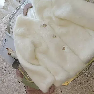 Tao Ting Li Na cappotto in pelliccia sintetica da donna di fascia alta di alta moda S79