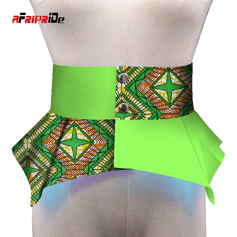 Ankara Africano Impressão Cintura Espartilho Cinto Botão Saias para As Mulheres Presente Handmade Cinto Cintura Senhoras Cummerbund Cintos SP037
