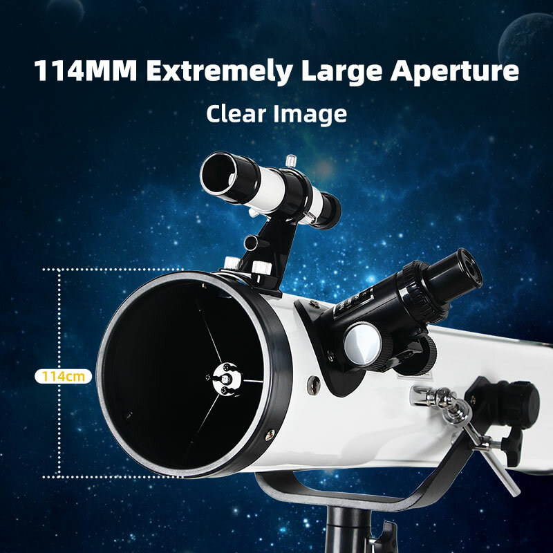 525x Astronomical Telescope Large Aperture Powerful Monocular 76700 Camping Kids Professional Telescopic Hiking