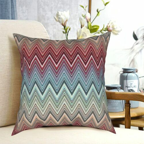 Home Shape Pillowcase Pattern Zipper Decorative Throw  for Car Seat Cushion Cover 