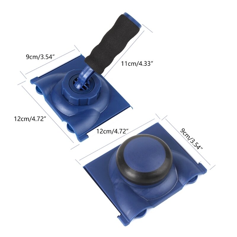 สะดวกและใช้งานง่ายเครื่องมือตัดขอบแปรงทาสีน้ำหนักเบาแปรงทาสีที่เชื่อถือได้แปรงทาสีขนาด 4 นิ้วสำหรับ DIY DropShip