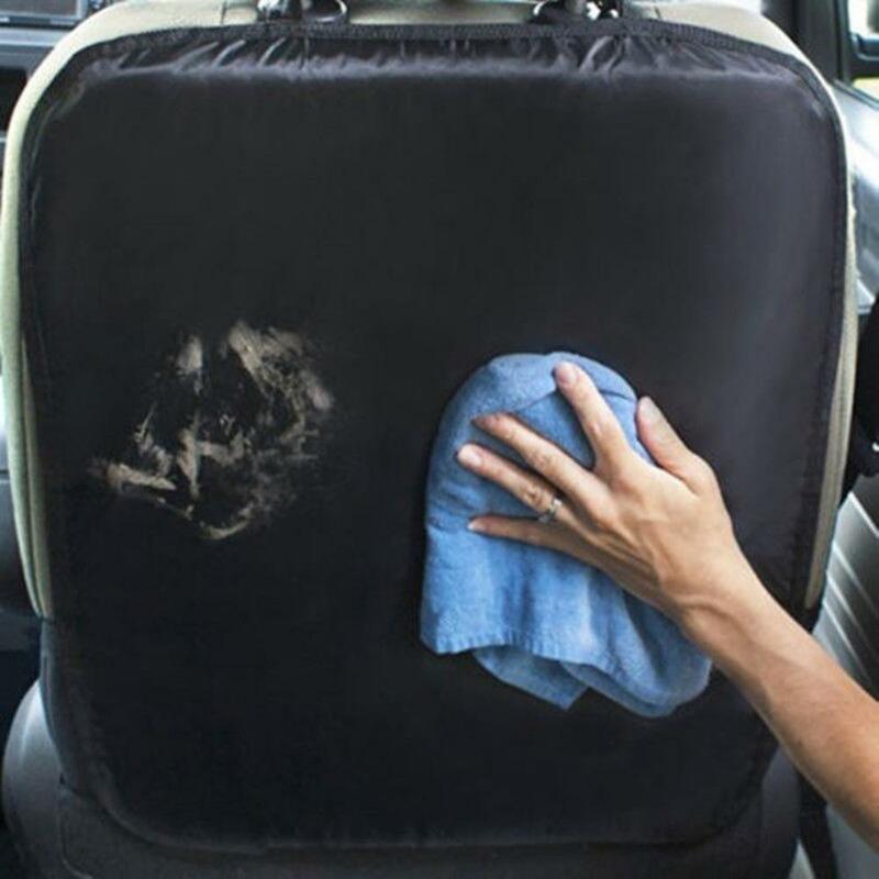Protetor de tampa traseira do assento de carro, Kick Clean Mat, Pad, Anti Stepped, sujo para o bebê, Leather Kick Mat, Novo
