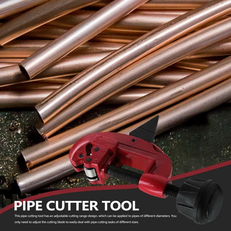 Cortador de tubos de cobre, herramienta eficiente ajustable portátil para tubos de acero inoxidable fino