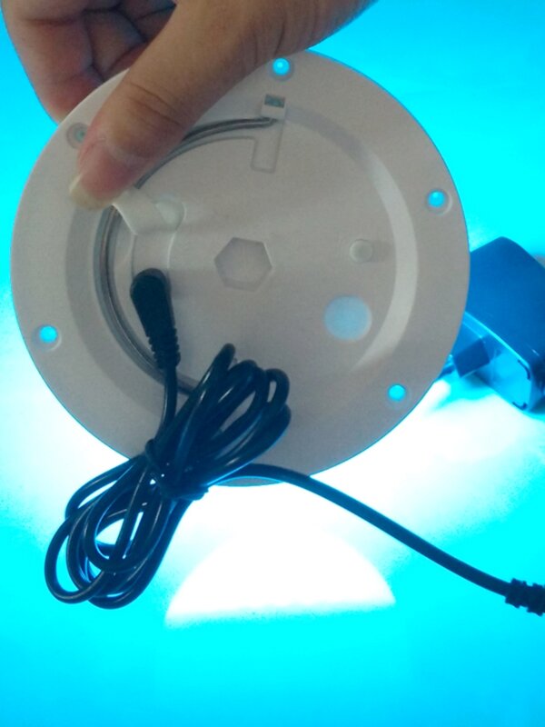 50 Pçs/lote Iluminação LED Móveis Bateria Recarregável Lâmpada Led RGB Controle Remoto À Prova D' Água IP65 Luzes Da Piscina de natação