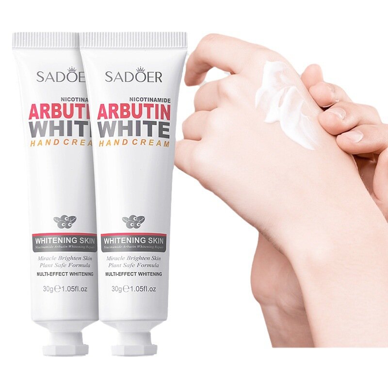 Whitening Hand Cream Niacinamide Arbutin Wrinkle Removal Anti-crack Moisturizing Repair Serum Fade Fine Lines Smooth Skin Care