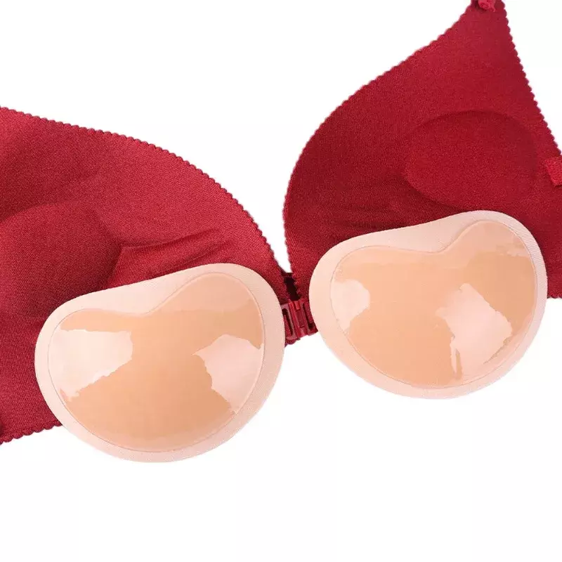 Costume da bagno imbottito sul petto addensato Bikini busto piccolo reggiseno in spugna traspirante più spesso inserto 3D accessorio per imbottitura intimo invisibile