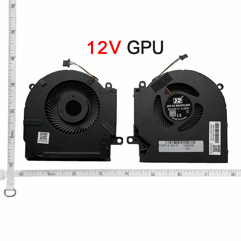 CPU GPU Kipas Pendingin untuk HP OMEN 15-EK 15-En TPN-Q238 TPN-Q236 Penggemar Cooler Radiator M04216-001 ND8CC02-19j22 19j23 M04215-001