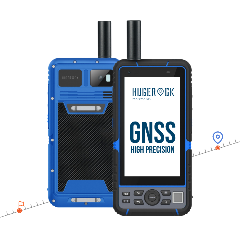 HUGEROCK-G60N Displayport Negócios Android, Equipamento de Inspeção GPS, Janela de Aço, 500 nit, 9000mAh Gintec, Dron Con