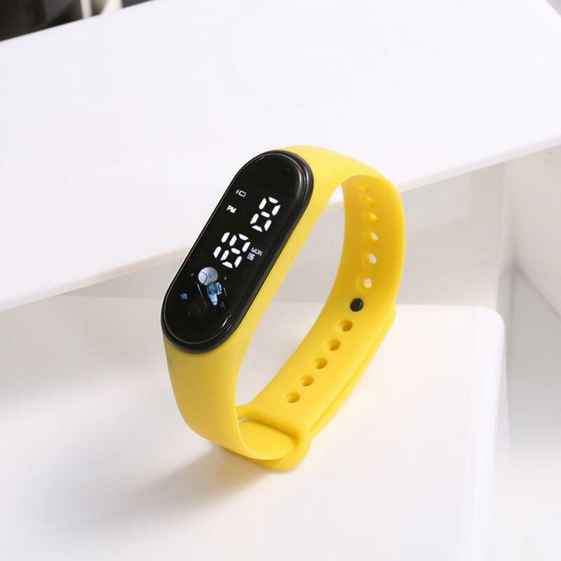 Elektronische Uhr wasserdichte Sport uhr Silikon Armband Uhr führte Touchscreen Digitaluhr Kind Armbanduhr Geburtstags geschenk