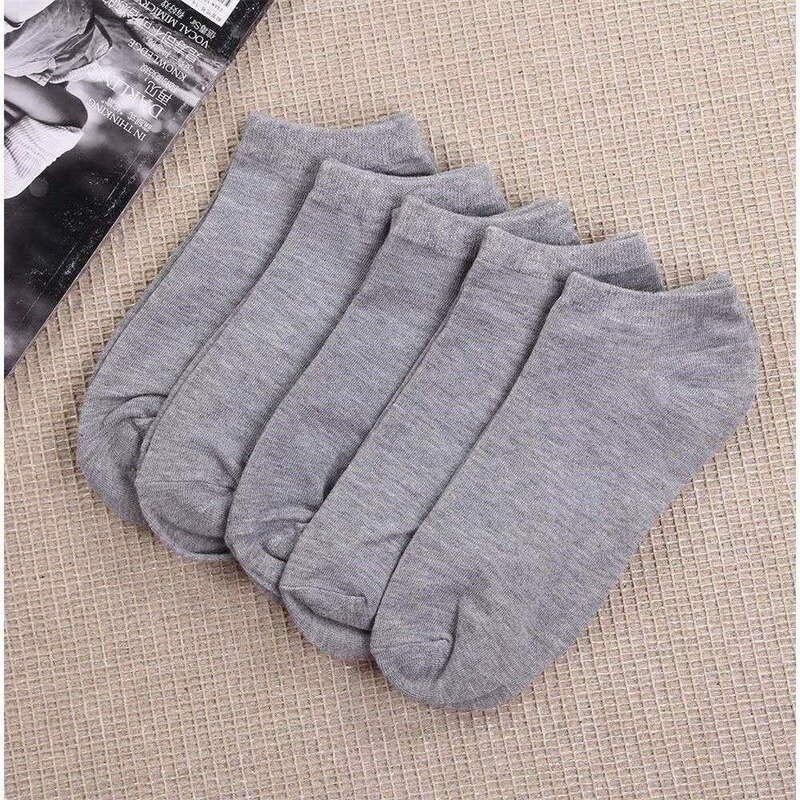 Calcetines deportivos transpirables para hombre y mujer, medias tobilleras cómodas de algodón, Color blanco, 10 pares