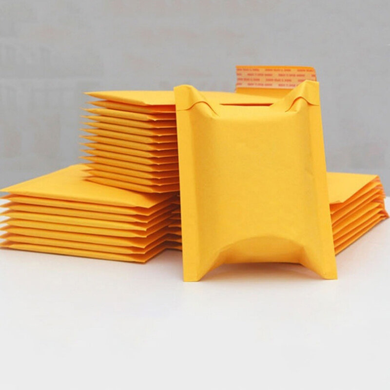 10PCS/Lot Kraft Paper Bubble Envelopes Bags Different Specifications Mailers Padded Shipping Envelope With Bubble Mailing Bag