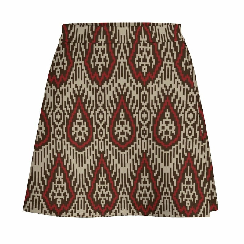 Этнический Филиппинский Этнический узор-Tinalak 2 мини-юбка платье юбка брюки Kawaii