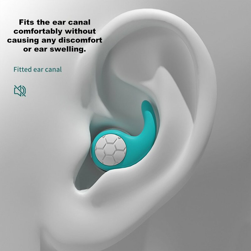 Tappi per le orecchie con cancellazione del rumore in Silicone filtro antirumore per il sonno nuoto tappi per le orecchie muti a tre strati impermeabili