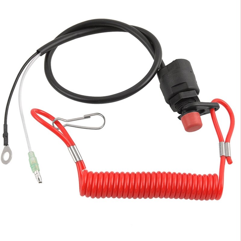 Llaves interruptor apagado con cordón, piezas marinas, interruptor parada barco, cordón Motor, cordón para uso