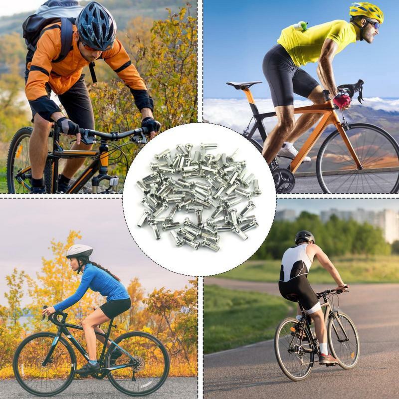 High Strength Bicycle Spoke Caps, Wheel Spoke Mamilos, Wheel Spoke Mamilo Decoração para Bicicletas Dobráveis, Mountain Road Bikes, 14g, 1Pc