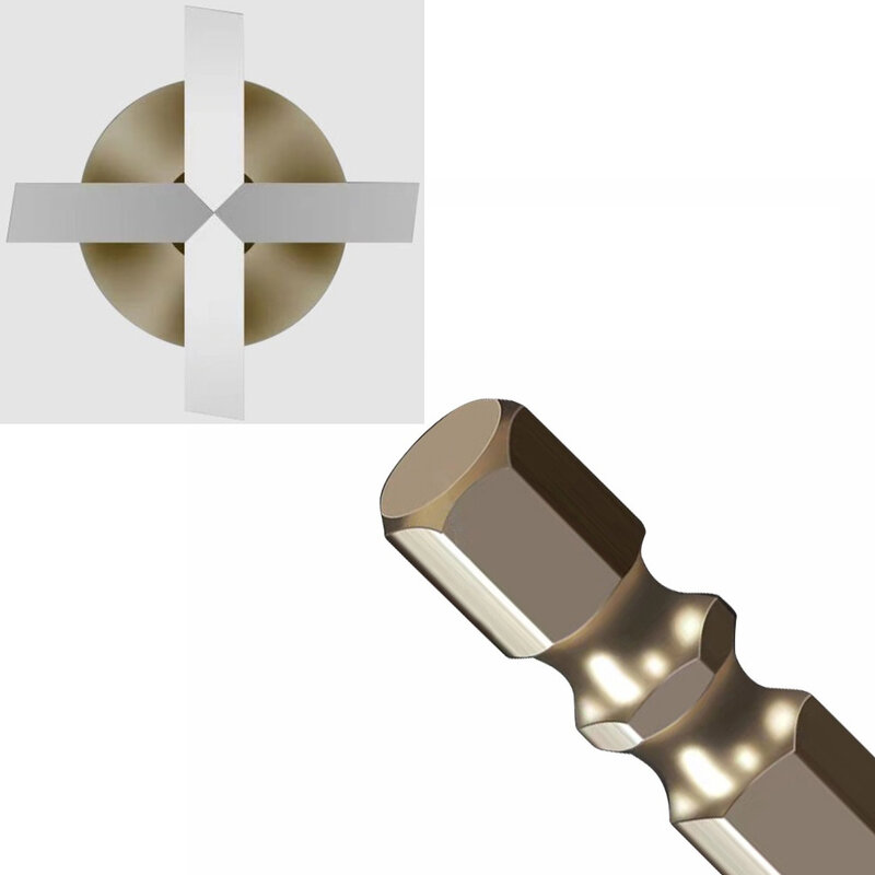 Set di punte per trapano per piastrelle esagonali incrociate da 6-12mm apriscatole per calcestruzzo in ceramica di vetro 4 flauti punta triangolare punte per trapano in calcestruzzo utensili elettrici