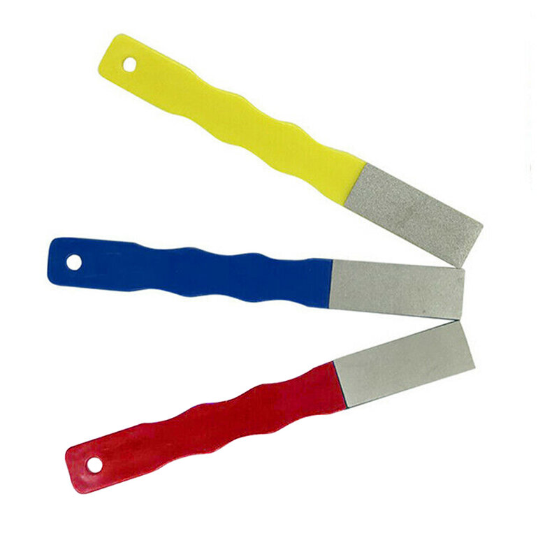 Diamond Files Sharpener Sharpener Plastic Diamond Sharpener Grinding Kitchen Blade Whetstone Hand Tools Durable