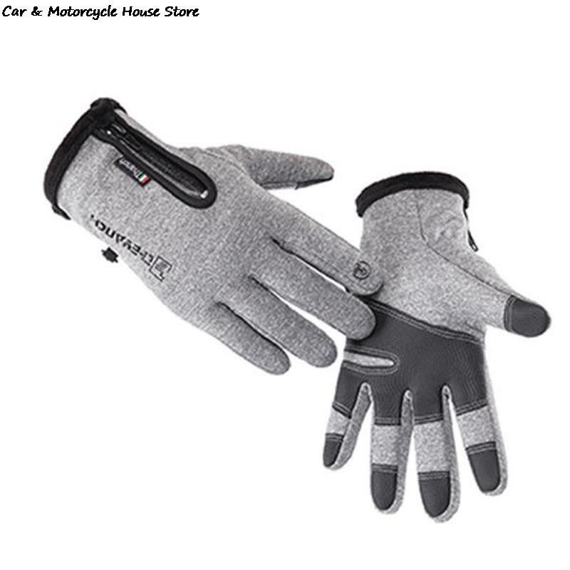 Zimowe rękawice wodoodporne termiczne z ekranem dotykowym termiczne wiatroszczelne ciepłe rękawice zimna pogoda biegania sportowe rękawice narciarskie