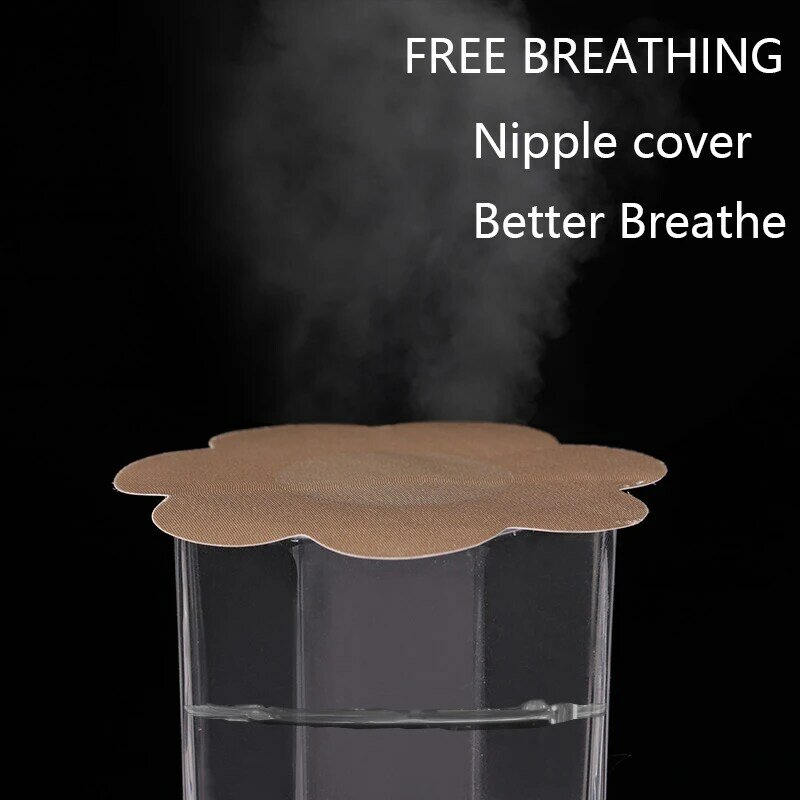 10 Pairs Satin Black Flower Breast Cover Sticker Bra Pad Nipple Covers Sexy Breast Pasties Adhesive Bra For Women Intimates