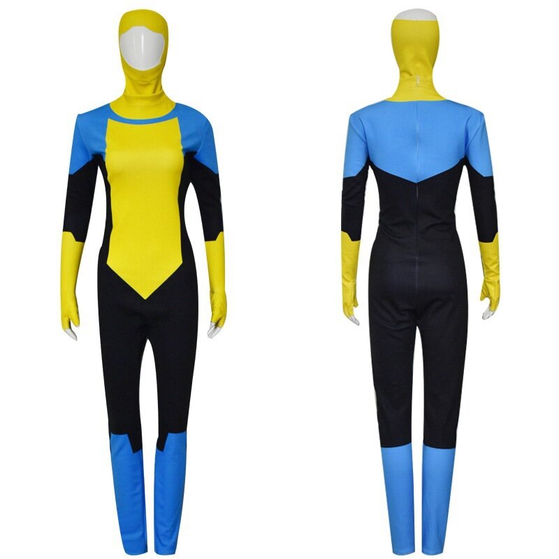 Invincible Cosplay Omni Man Cosplay Costume Invincible Omni-Man Bodysuit Spandex Jumpsuits Cloak Halloween