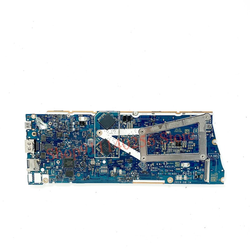 M8T87 CN-0M8T87 0M8T87สำหรับเมนบอร์ดแล็ปท็อป Dell 7490 LA-H451P EDW40ที่มี N17S-G2-A1 CPU I7-10510U srgkw ใช้งาน100%