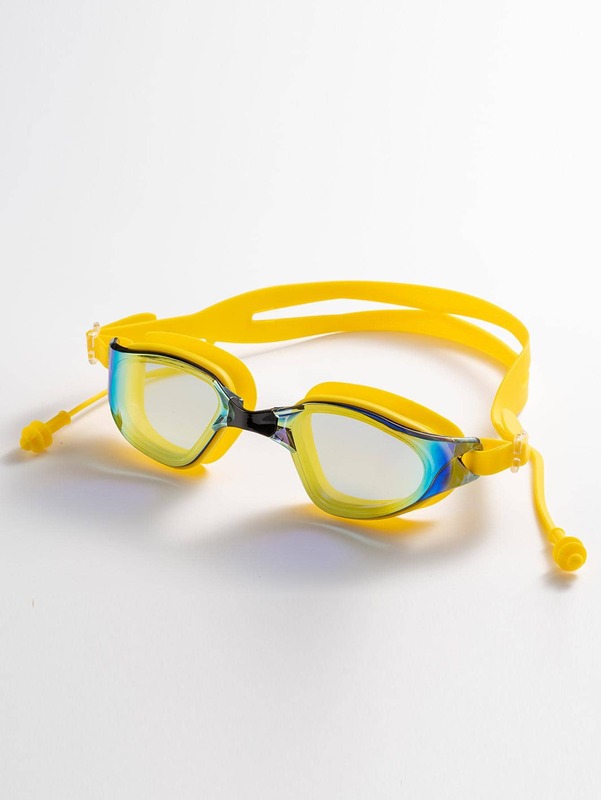 نظارات سباحة للكبار ، رأس حبل ، ألوان زاهية ، مطلية بالكهرباء ، مقاومة للماء ، مضادة للضباب ، نظارات خارجية ، جديدة