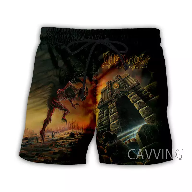 Caving 3D gedruckt Usurper Rock Sommer Strand Shorts Streetwear schnell trocknen Casual Shorts Sweat Shorts für Frauen/Männer