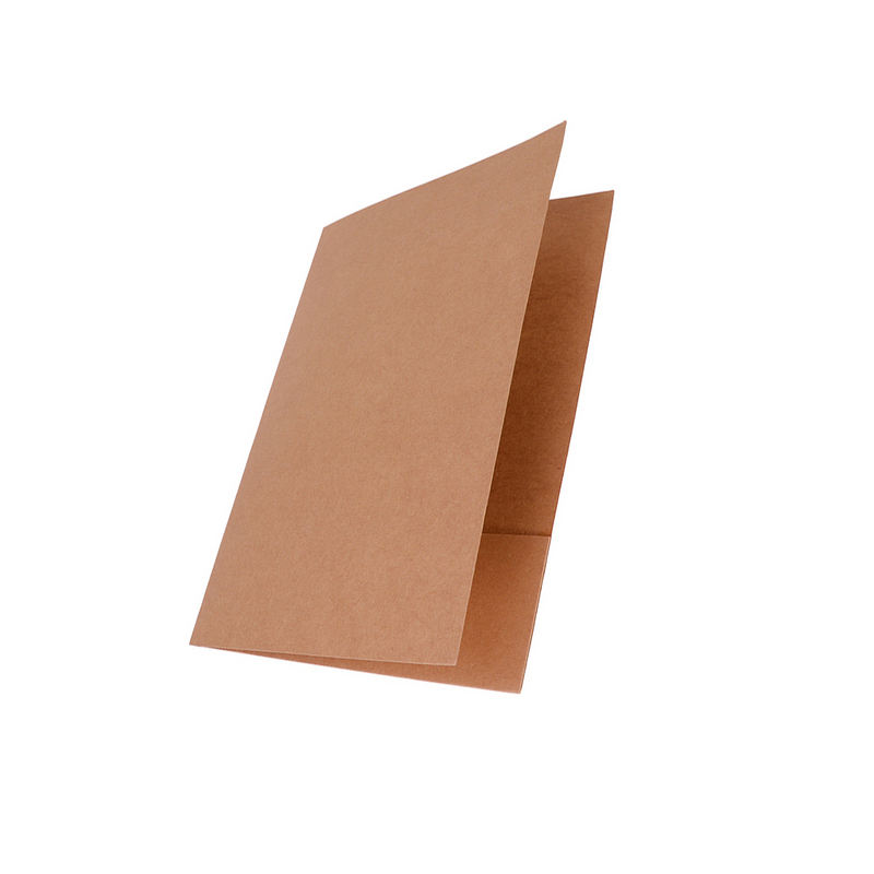 Bolsa de papel para almacenamiento de documentos, carpeta con Clip para efectivo, organizadores de papel Kraft, 10 piezas