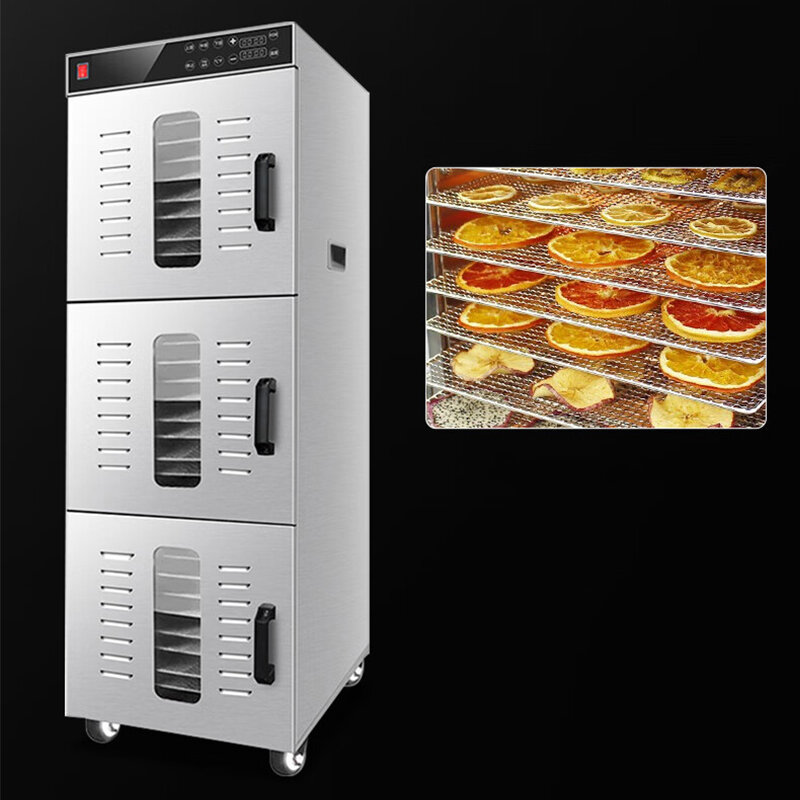 30 Layers Food Dehydrator Commercial Home Dual-use Food Dryer Stainless Steel Fruit Vegetable Drying Machine 110V/220V 30~100℃