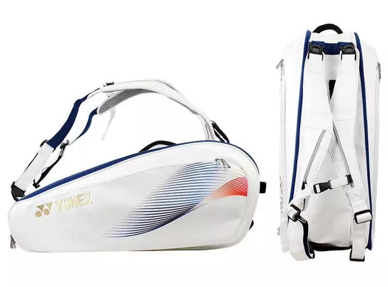 Сумка для бадминтона Yonex из натуральной кожи 2021, профессиональный спортивный рюкзак одинакового типа из искусственной кожи, водонепроницаемый материал