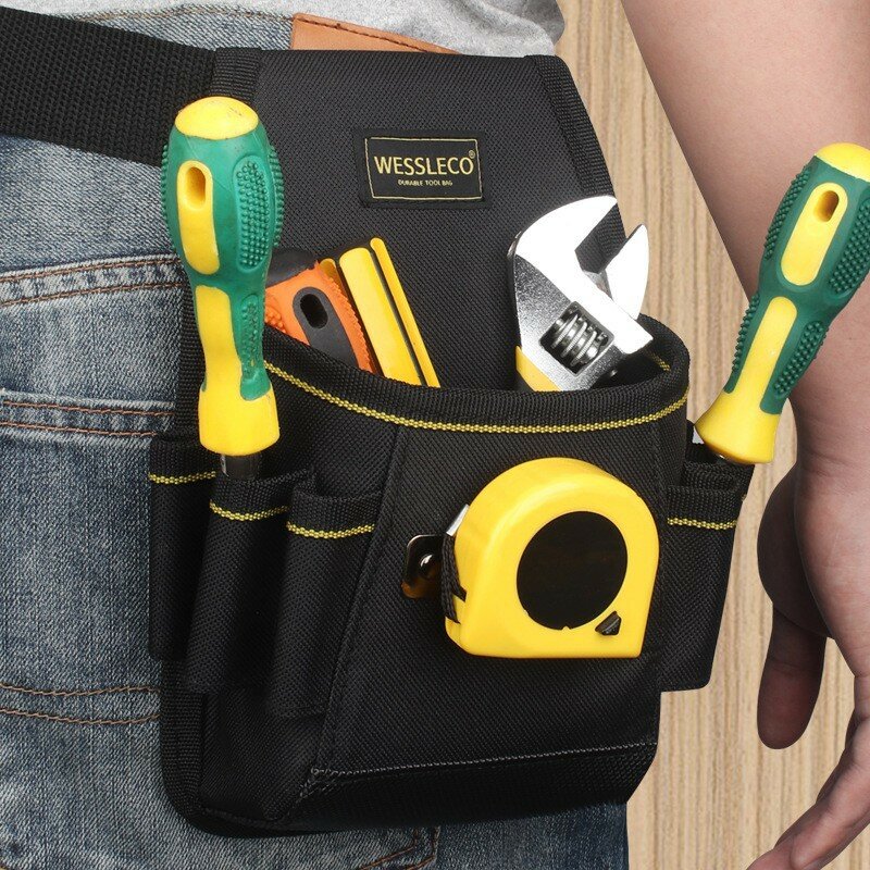Oxford Cloth Multifunctional Portable Household Water and Electricity Maintenance Tool Fanny Pack Electrician Woodworking