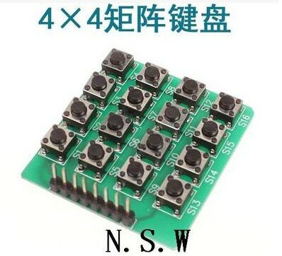 1 sztuk 4x4 4*4 Matrix klawiatura numeryczna moduł 16 przycisk mcu atmel S1/2