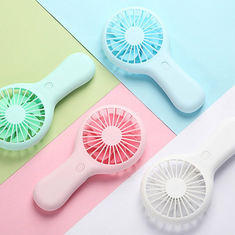 USB Mini Wind Power Handheld Fan Convenient And Ultra-quiet Fan High Quality Portable Student Office Cute Small Cooling Fans