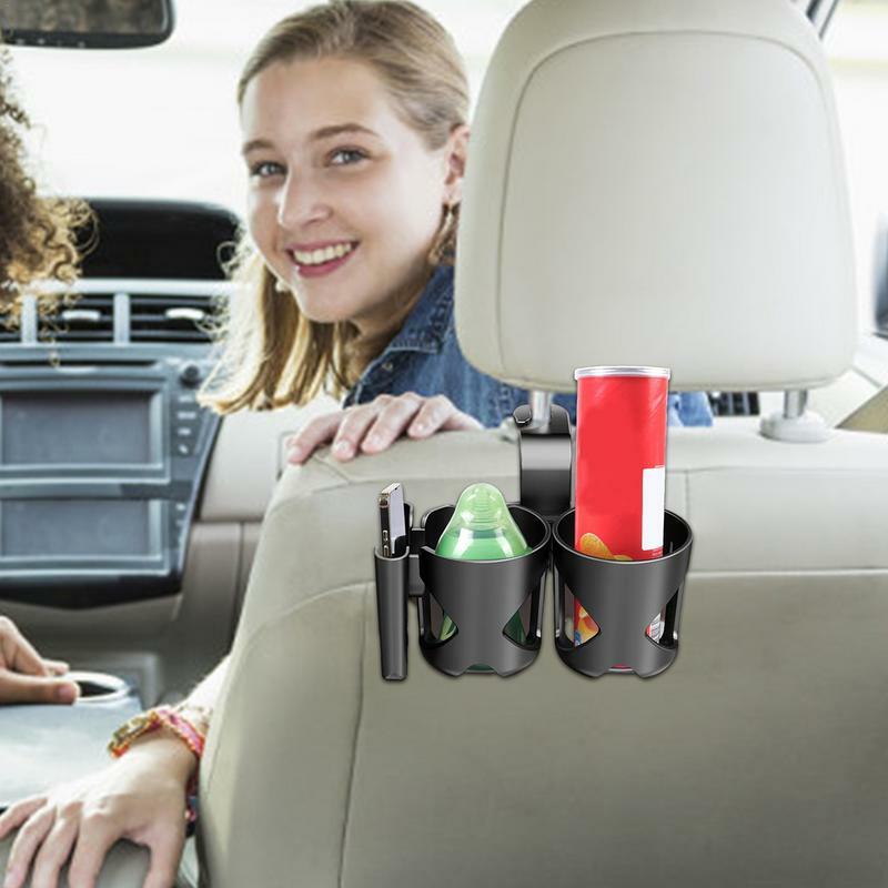 Car Seat Back Cup Holder Multifunctional Drink Holder For Seat Back Stylish User-Friendly Bottle Holder Space-Saving Organizer