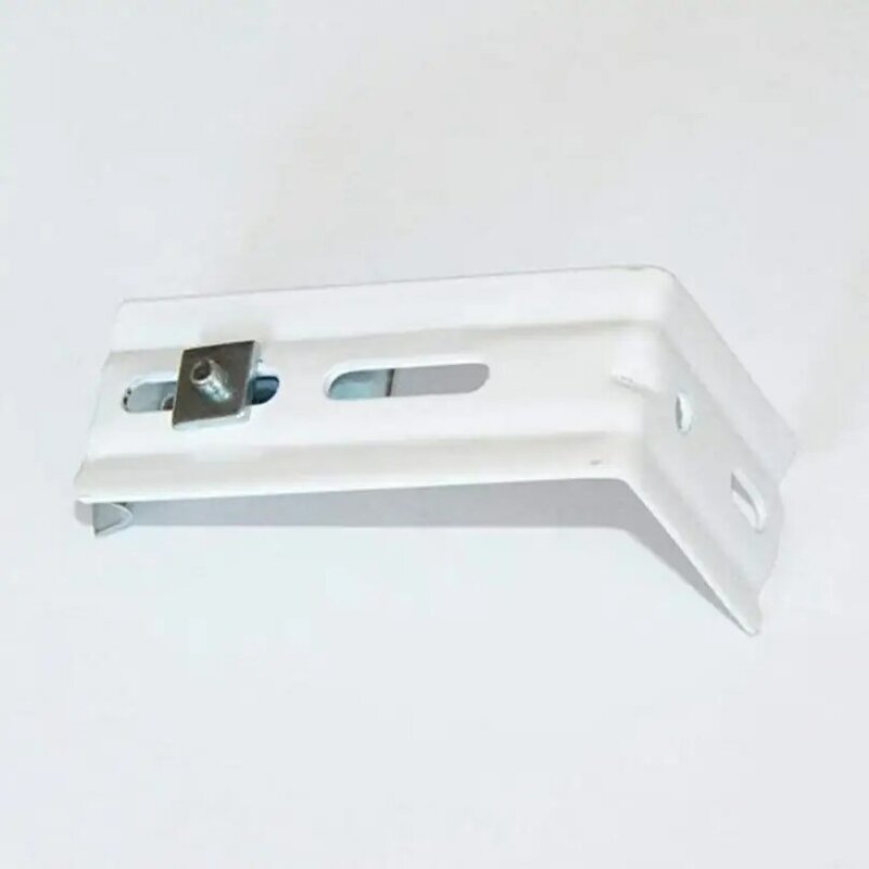 Cadena de Metal para persiana enrollable, 2 piezas, 3 pulgadas, soporte en forma de L, instalación interna y externa para persianas verticales