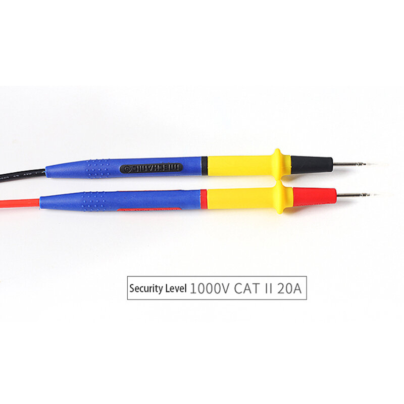 MECHANIC P30 Multimeter Pen 1000V 20A Soft Anti-Scalding Silicone Wire Extra Tip Probe Test Pen for Digital Multimeter