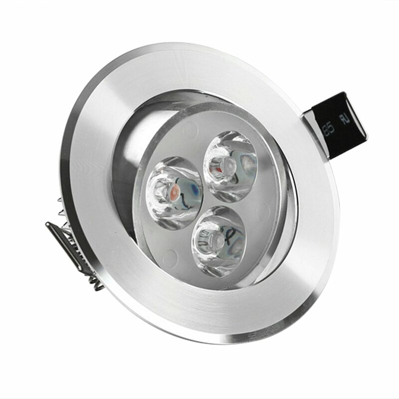 Dimmable Ultra Bright LED Downlight, Spot Lights, Spot embutido, Luz para casa, KTV Decor Lamp, 3W