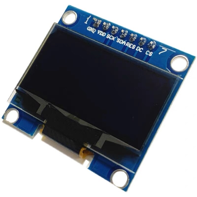 1.3 inci modul OLED SPI/IIC I2C berkomunikasi putih/warna biru 128X64 1.3 inci OLED LCD tampilan LED modul 1.3 "modul OLED