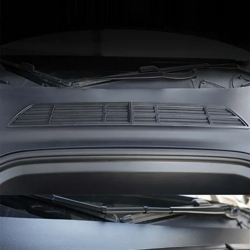 Proteção de entrada de ar para Tesla Model 3 Y, rede à prova de insetos, tronco dianteiro, tampa de ar condicionado, grade de entrada, filtro limpo