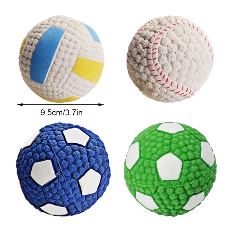 Large Dog Toy Durable And Non-Toxic Rubber Ball For Bigger Dogs Squeaky Chew Toy Large Dog Toys