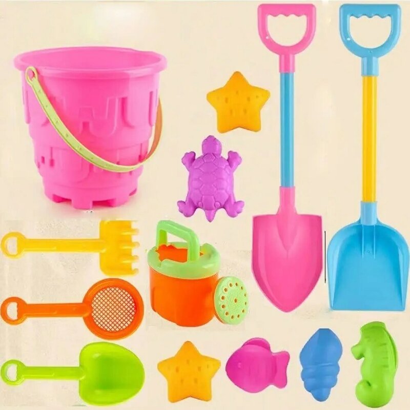Kit de brinquedo de praia para pai e filho, jogo de areia, pá, praia, balde, jogo aquático, ferramenta, brinquedo