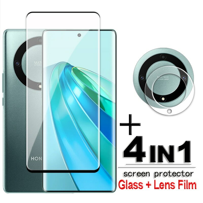 Voor Honor Magic5 Lite 5G Glas 3D Volledige Cover Gebogen Screen Protector Honor Magic5 Lite Gehard Glas Magic5 Lite film 6.67 Inch