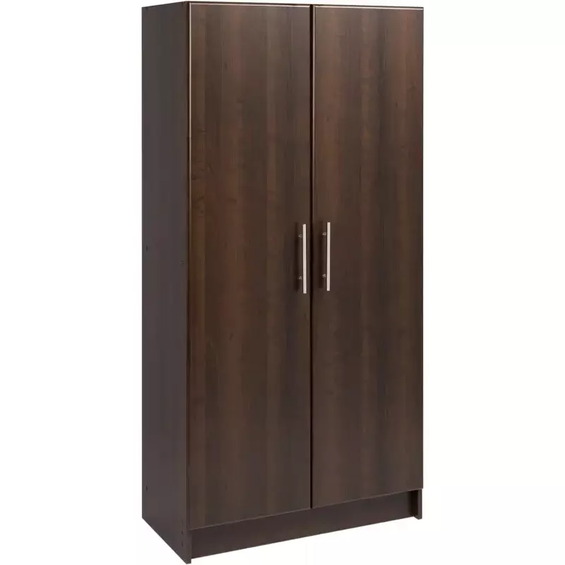 Prepac Elite 32 "Storage Cabinet, Brown Storage Cabinet, Bathroom Cabinet, Pantry Cabinet with 3 Shelves 16" D x 32 "W x 65" H,