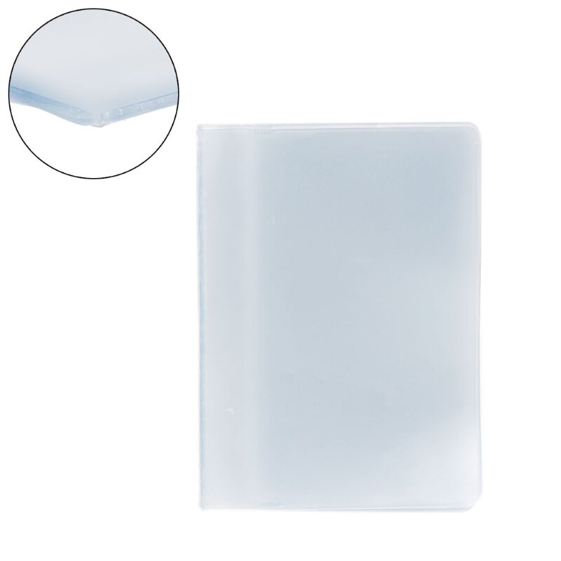 Bolsa transparente PVC plástico com porta-cartão crédito para organizador capa