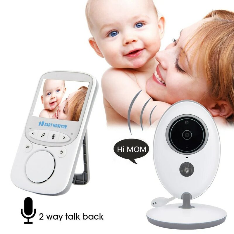 VB605 اللاسلكية LCD الصوت والفيديو كاميرا لمراقبة الأطفال للرؤية الليلية مربية رصد اسلكية تخاطب الأمن حماية كاميرا المراقبة