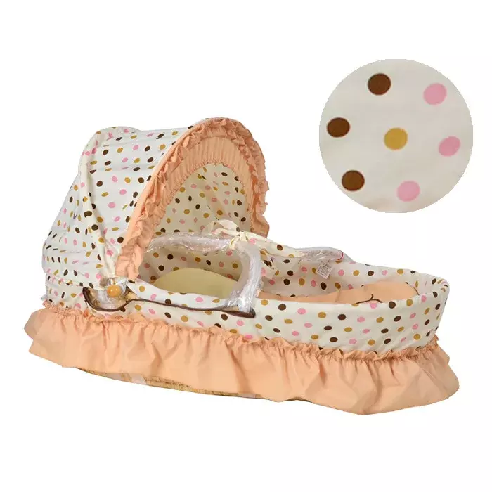 Cesta tejida para bebé, carrito de dormir portátil, cuna para bebé
