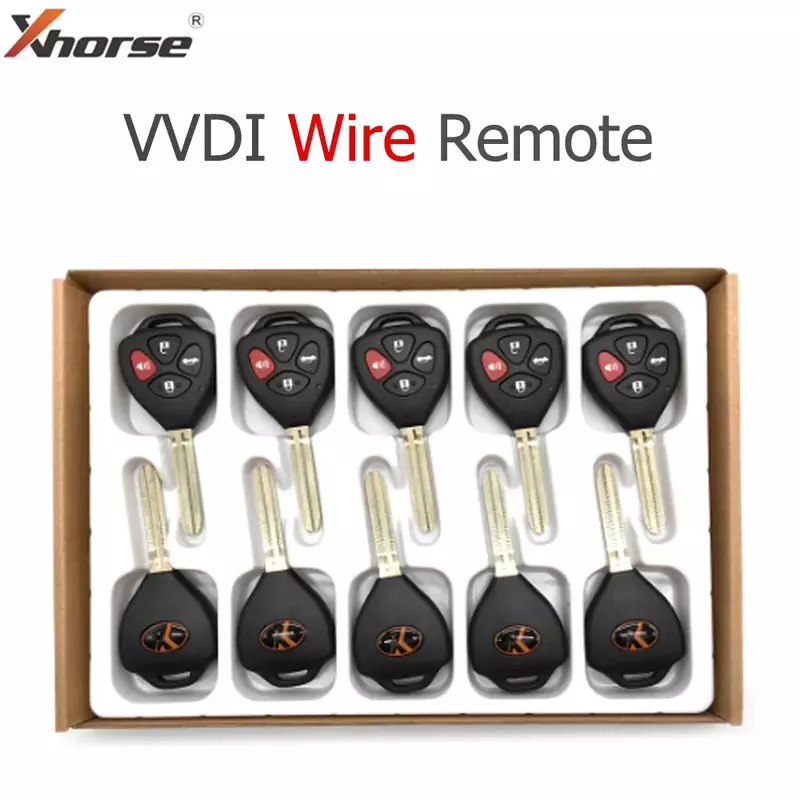 Tipe B XKTO02EN VVDI Remote kawat Xhorse VVDI2 Remote kunci visi Bahasa Inggris