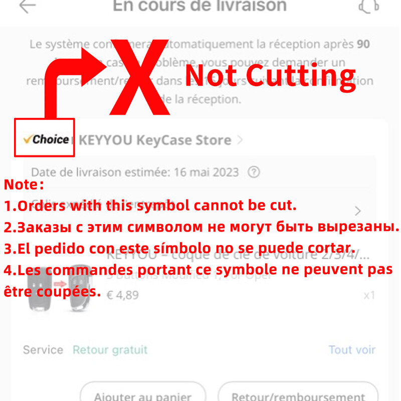 KEYYOU Extra Gebühr Für CNC Schneiden Cut Schlüssel Klinge Service Kontaktieren Sie Bitte Mit Uns Vor Dem Kauf Dank