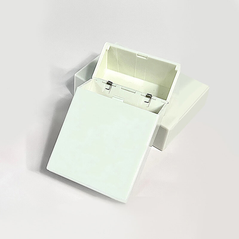 Biały pojemnik na fotokardy koreański Organizer do kart Idol futerał do przechowywania pojemnik na biurko szkolne pudełko na cukierki dekoracja na prezent