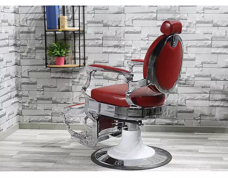 Luksusowy Vintage krzesło obrotowe kosmetyczny profesjonalny zabieg fryzjerski Salon fryzjerski Cadeira Salon